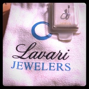 14K Gold Diamond Nose Ring